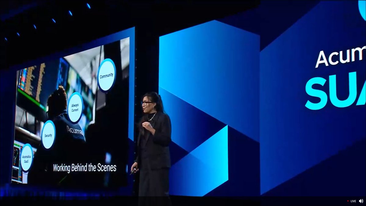 There are a lot of teams working behind the scenes #AcumaticaSummit