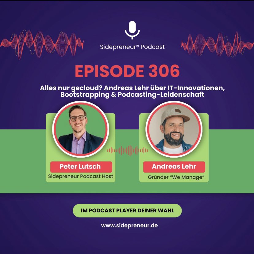 🎙️ "Fasziniert von den unerzählten Geschichten des Bootstrappings, hab ich 'Happy Bootstrapping' gestartet!“🚀 <a href="/shakalandy/">Andreas Lehr</a>, Podcaster, IT-Experte &amp; nebenberuflicher Gründer. Er ist mein Gast in Episode 306 des Sidepreneur Podcasts!

🌟 Wir sprechen über:
•Behind-the-Scenes von