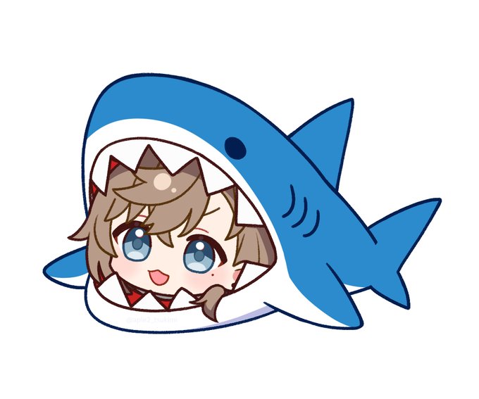 「shark costume」 illustration images(Latest｜RT&Fav:50)