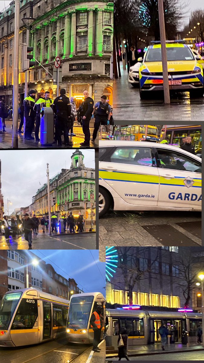 Anyone know what’s happening in O’Connell street?
Huge Garda presence. Garda car in the middle of the path. Luas suspended, people being told they have to go to Smithfield. Siren’s going off everywhere.
