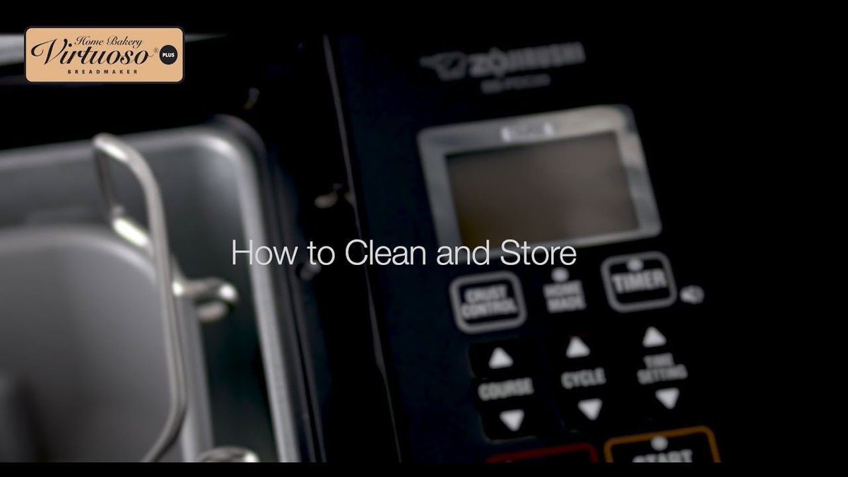 Keep your Zojirushi Breadmaker clean and stored properly to extend its lifespan and bake perfect loaves every time. Watch our expert video guide for tips on maintenance and follow our care advice to improve performance. youtube.com/watch?v=h1BUR_…