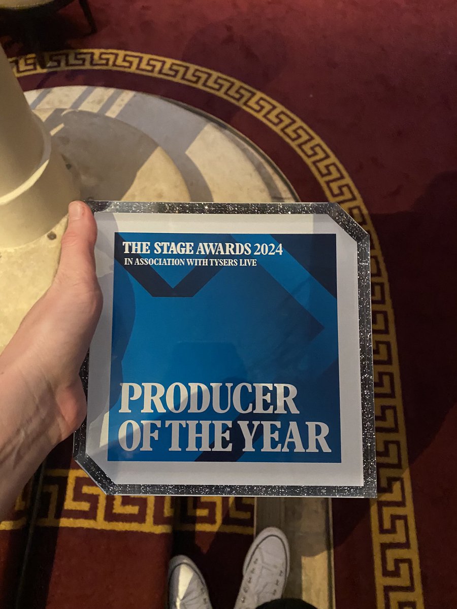 An honour 🥹 thank you @TheStage 💛😀💕