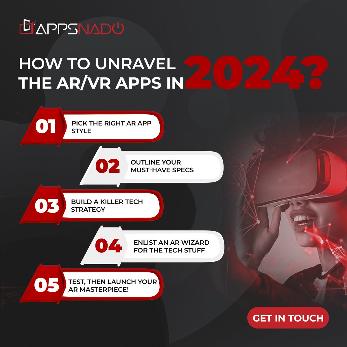 apps_nado's tweet image. The evolution of AR VR app development has significantly transformed technology, the gaming industry, and user experiences across apps and the web. 

#arvrappdevelopment #arvrtechnology #appsnado