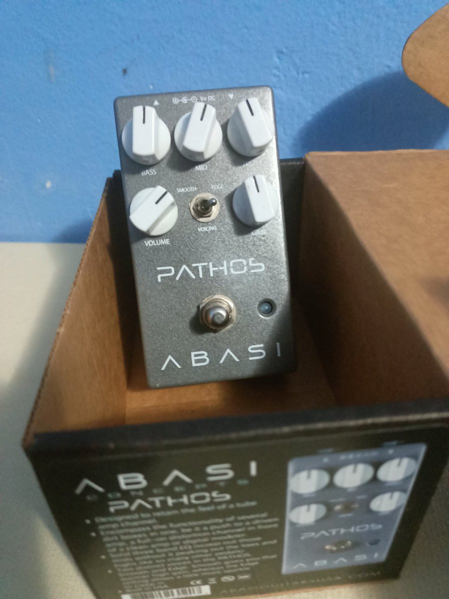 🎸 Amigos, pongo a la venta mis pedales, me ayudarían mucho dando like y RT para llegar a más gente.

Va la lista en hilo 🧵: 

- Pathos de Abasi Concepts (Distorsión) - 4,000$

#Pedal #Guitarra #Puebla #Venta #Distorsion #Distor #Pathos #Abasi