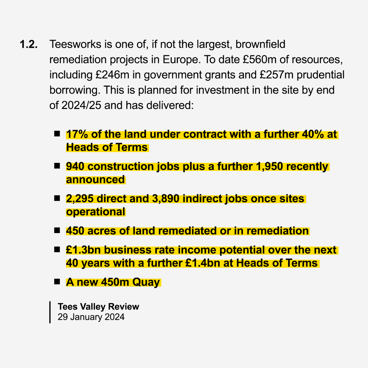 🚨 @TeesworksUK Independent Review published 👉 In black and white, “no evidence to support allegations of corruption or illegality”. Confirms land was not sold for £100, but instead a wider deal was done worth £39m. ❌@AndyMcdonaldMP LIED and cost Teesside investment & jobs.