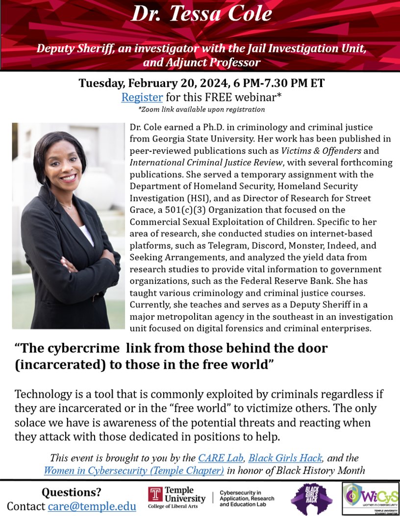 Cybersec Application, Research & Education:CARE tweet media