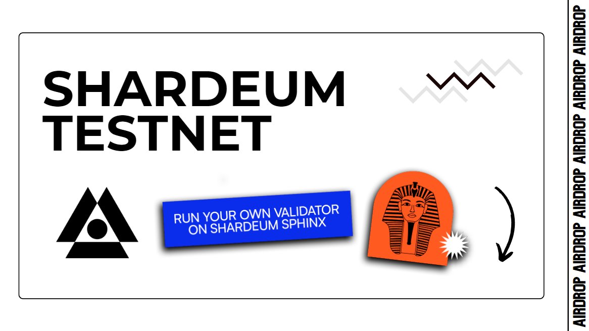 leshka_eth's tweet photo. 🚨 TESTNET AIRDROP ALERT!

The snapshot for Shardeum is approaching.

5% of $SHM is allocated for the 🪂 airdrop, and we still have time to become eligible for FREE

Check out How to get your part of $SHM 🧵🔽: https://t.co/7oEYfWsXlC
