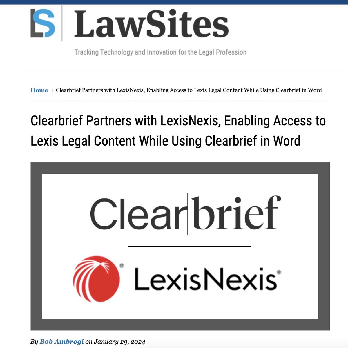 jackiegschafer's tweet image. HUGE news: we're so proud to announce that @Clearbriefai now integrates with @LexisNexis!  This is a partnership we have dreamed about since I founded the company in 2020.

You might know that the Clearbrief platform in Word automatically analyzes your document to detect…