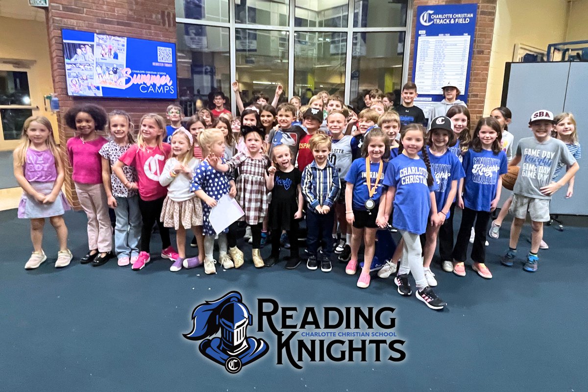charchristiannc's tweet photo. 📚Shout out to the lower school students who participated in the second quarter Reading Knights program! The group read 4,358 books for the second quarter and were recognized before the varsity basketball home game. #ccsKnights #ReadingKnights #readersareleaders https://t.co/D8DLnRzuVz