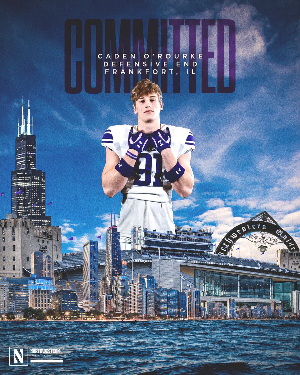 Caden O’Rourke (@caden_orourke) on Twitter photo After a well thought out decision and a great talk with <a href="/DavidBraunFB/">David Braun</a> I am extremely honored to say that I have committed to the University of Northwestern! I am extremely grateful for everyone who has supported me though out this process and can’t wait to be a Wildcat🟣⚪️ After a well thought out decision and a great talk with <a href="/DavidBraunFB/">David Braun</a> I am extremely honored to say that I have committed to the University of Northwestern! I am extremely grateful for everyone who has supported me though out this process and can’t wait to be a Wildcat🟣⚪️