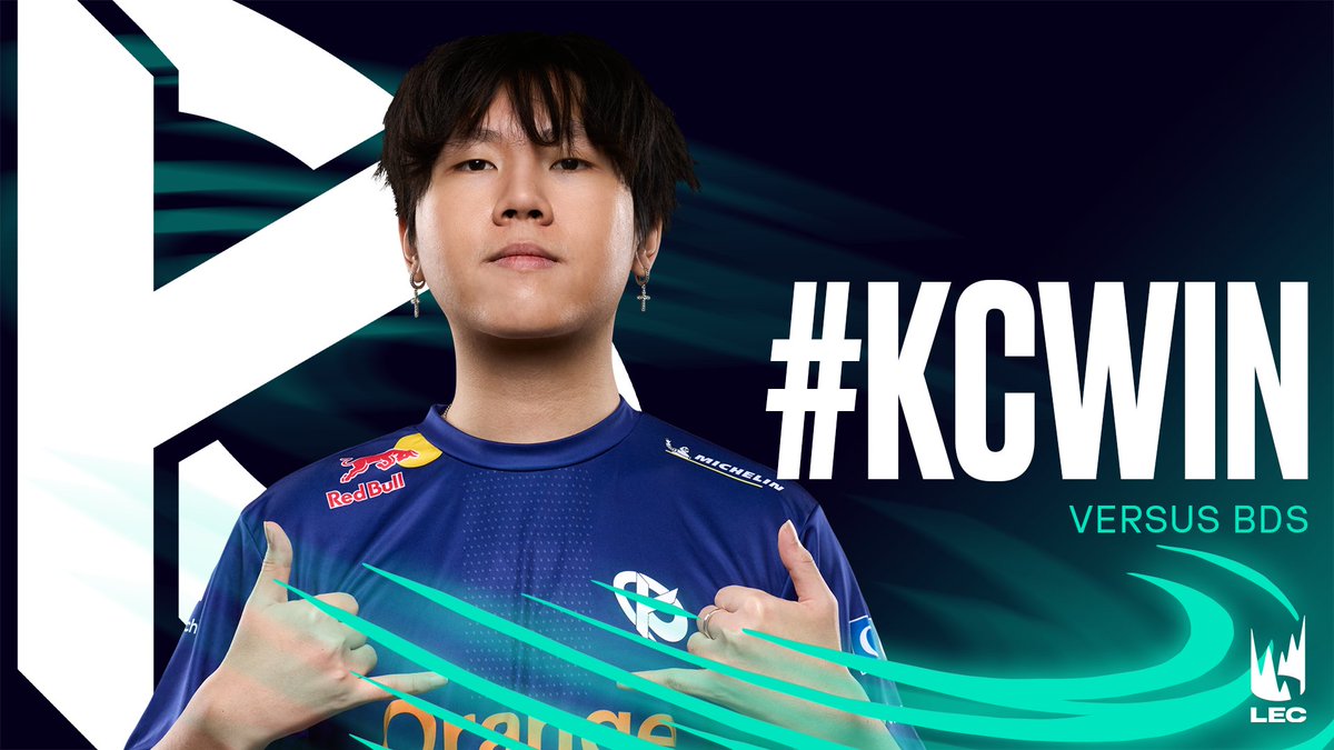 LEC's tweet photo. #KCWIN 

@KarmineCorp take down the #1 team to end their Winter Split on a high note! https://t.co/A5FhwRqFpA