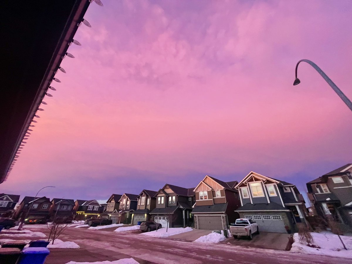 Beautiful Skies this Morning! #calgary #yyc #sky #beautiful