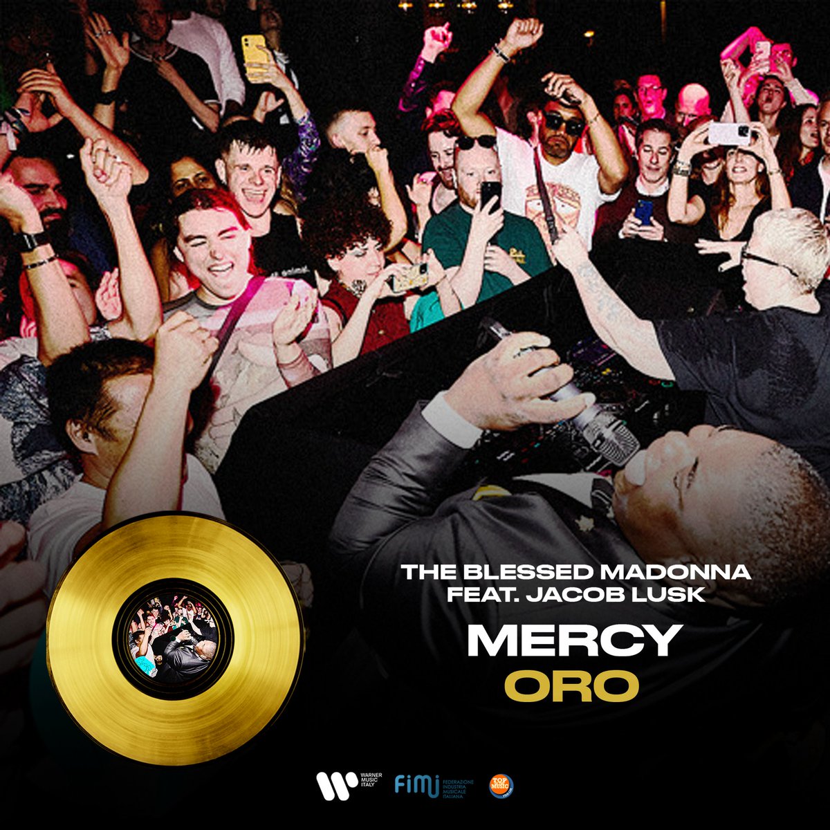 It’s #FimiAwards Time⚡ DISCO D’ORO 📀 anche per ‘Mercy’ di The Blessed Madonna feat. Jacob Lusk @FIMI_IT