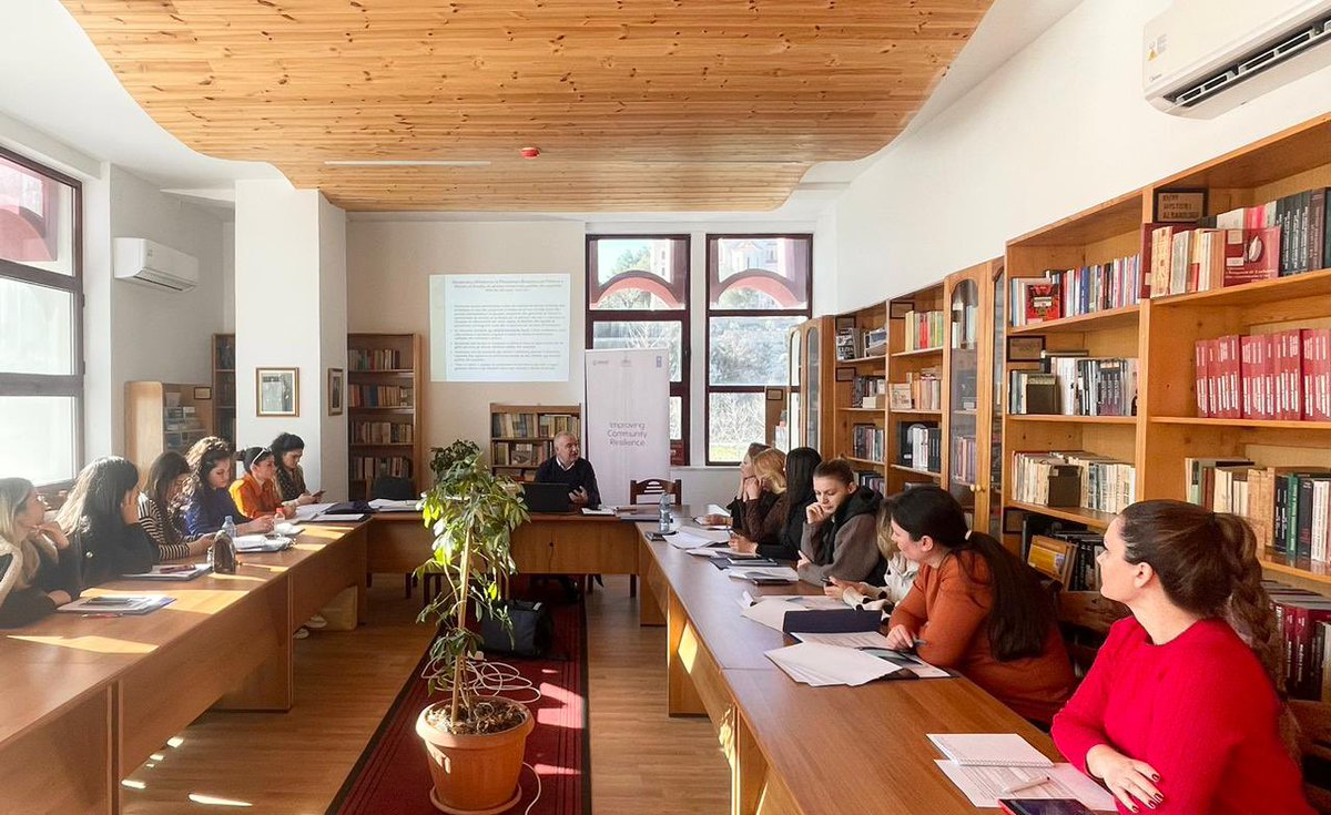 UNDPAlbania's tweet photo. 11 first line professionals at Resilience Center in Lezhë completed a training 2 boost their skills to serve vulnerable communities. 
Happening in the context of @USAIDAlbania -funded #ICR topics covered standards of social care services&amp;referral mechanisms for #GBV victims &amp;more https://t.co/eo8htKj32d