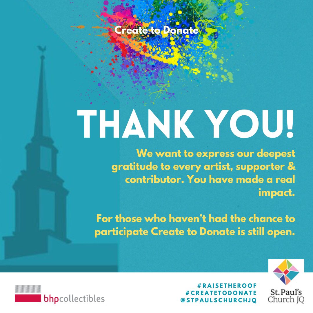 StPaulsChurchJQ's tweet photo. ๐จ With just 2 days left to submit your artwork to Create to Donate we would like to just day a massive thank you to everyone who has submitted so far!
๐๐จ #CreateToDonate #Countdown #ArtisticJourneyโ https://t.co/WRreVje2IV