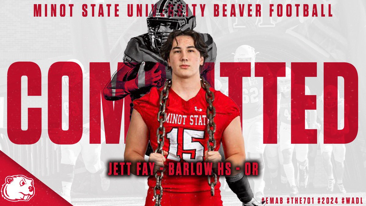 Very excited to be apart of the Minot Family!!🦫🦫
#WADL #EMAB