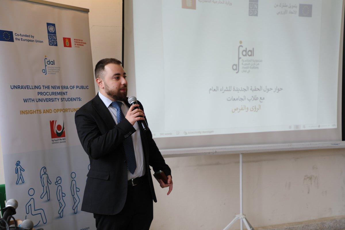 afdallebanon's tweet photo. ⏬Turnout for our open discussion at @LebaneseUni Aley!
Following a session on #AntiCorruption & #AFDAL focus on public procurement, we're excited to see our work resonating with more #youth & look⏩to see🆕volunteers joining us, with @UNDP_Lebanon, @EUinLebanon & @DKinLebanon support.