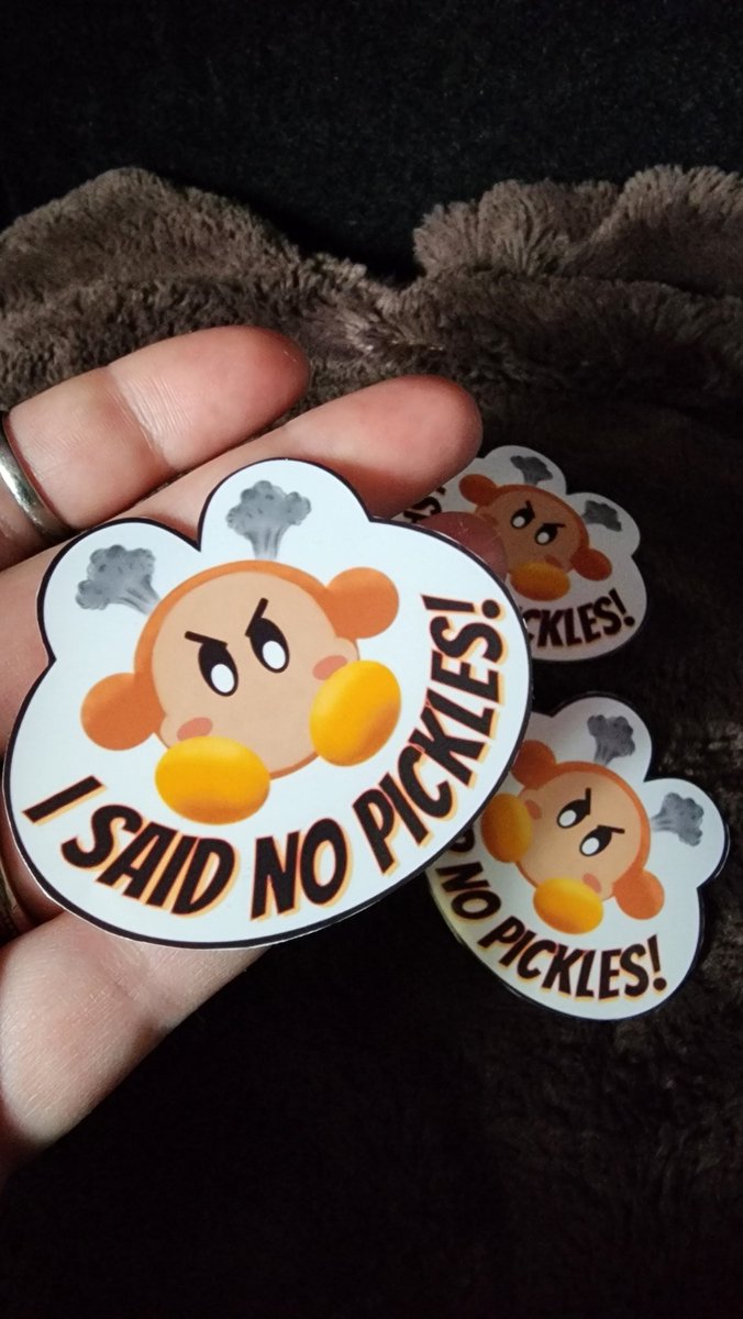 Listen to the man! Waddle Dee asked nicely several times. No pickles means no pickles.😤

noxoccultus.etsy.com/listing/166769…