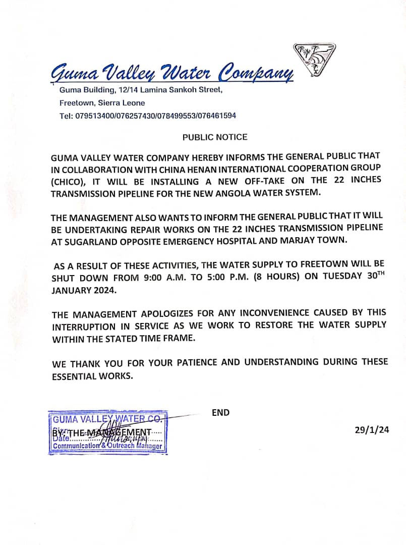 Very Important! 
Shut down Notice.