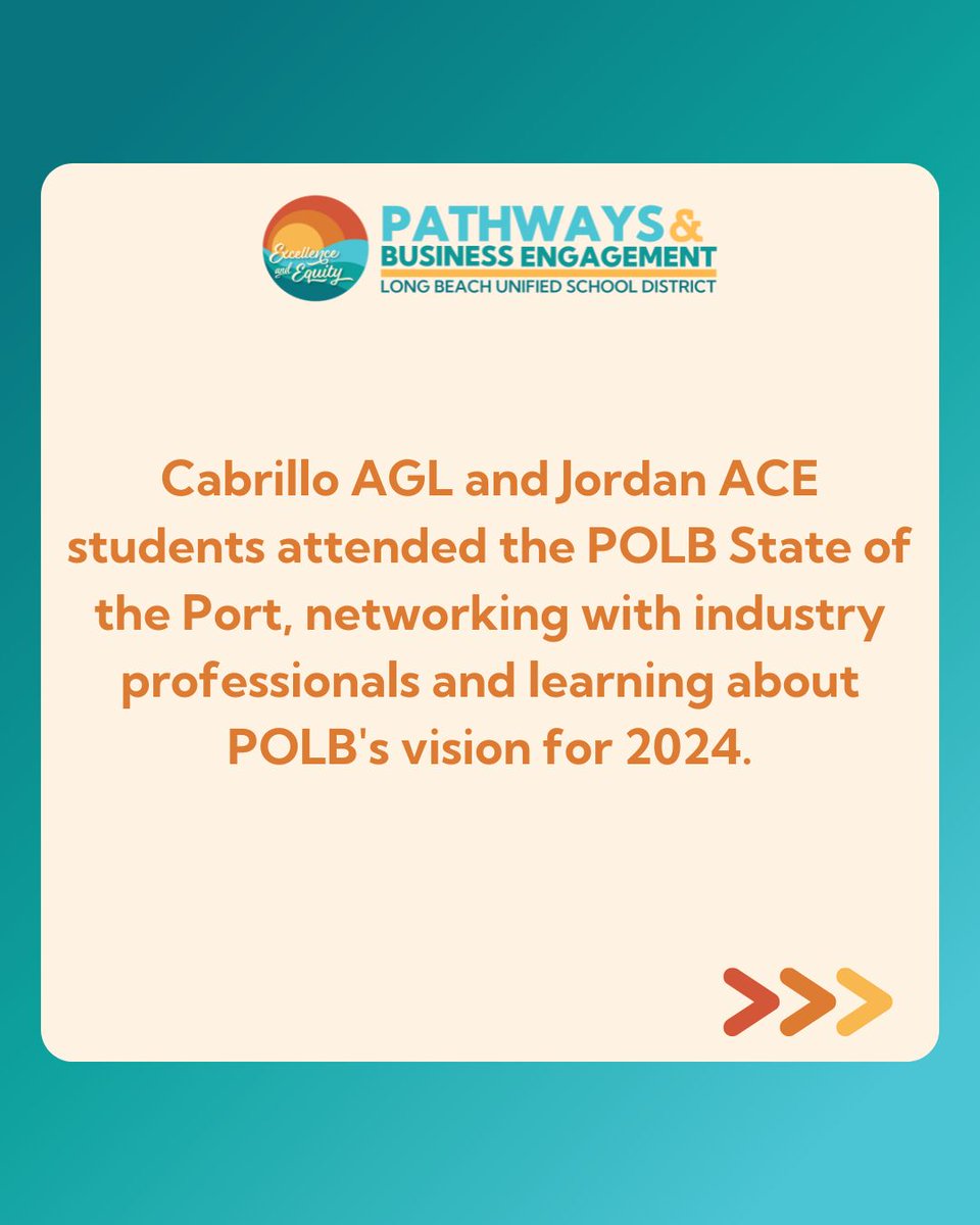 LBUSD Pathways & Business Engagement tweet media