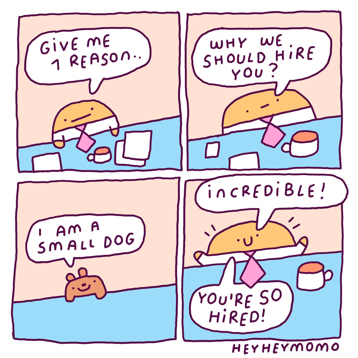 Hiring process at heyheymomo incorporated