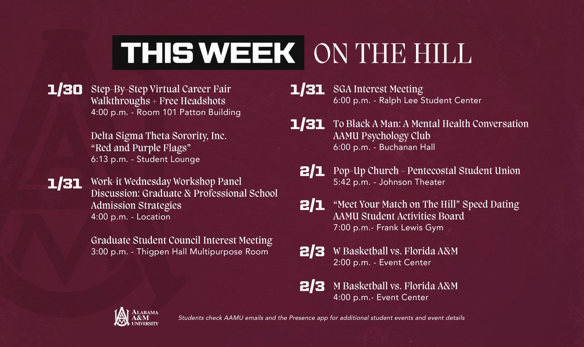 Alabama A&M University tweet media