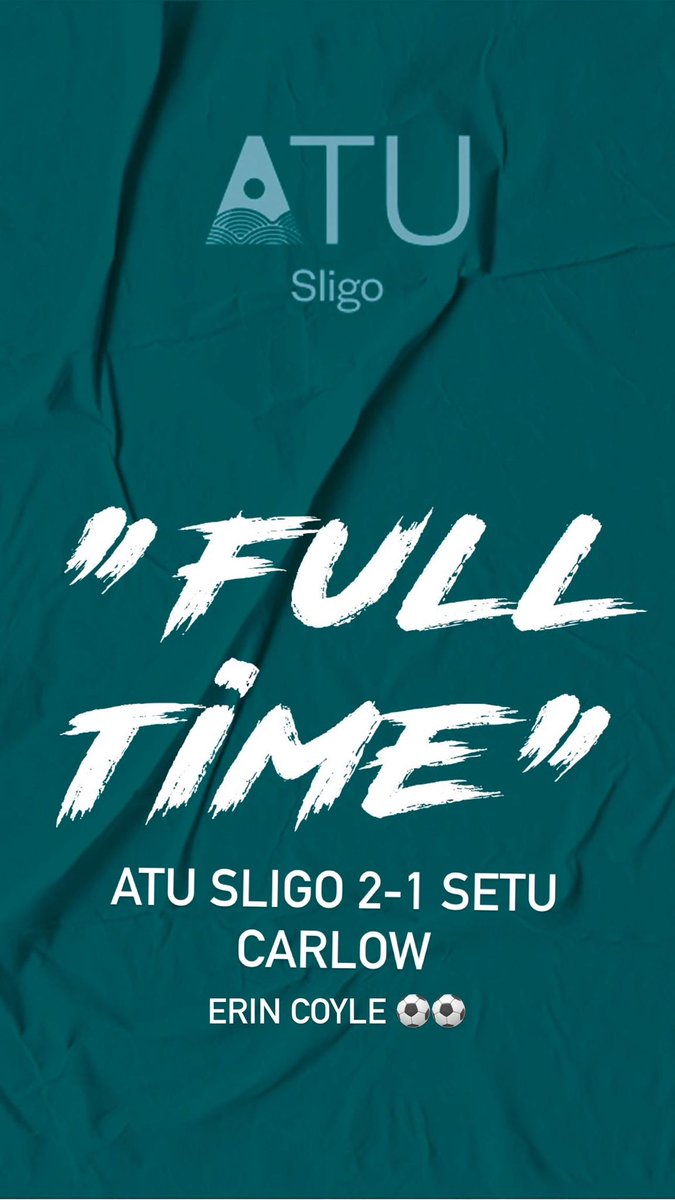 ATU Sligo Soccer tweet media