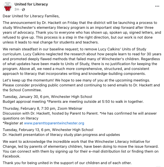 UnitedLiteracy's tweet photo. #WhatIsInYourDistrict #UntilEveryChildCanRead #ThankYouHackett @WPSedu https://t.co/Ck5XpZ2MoC