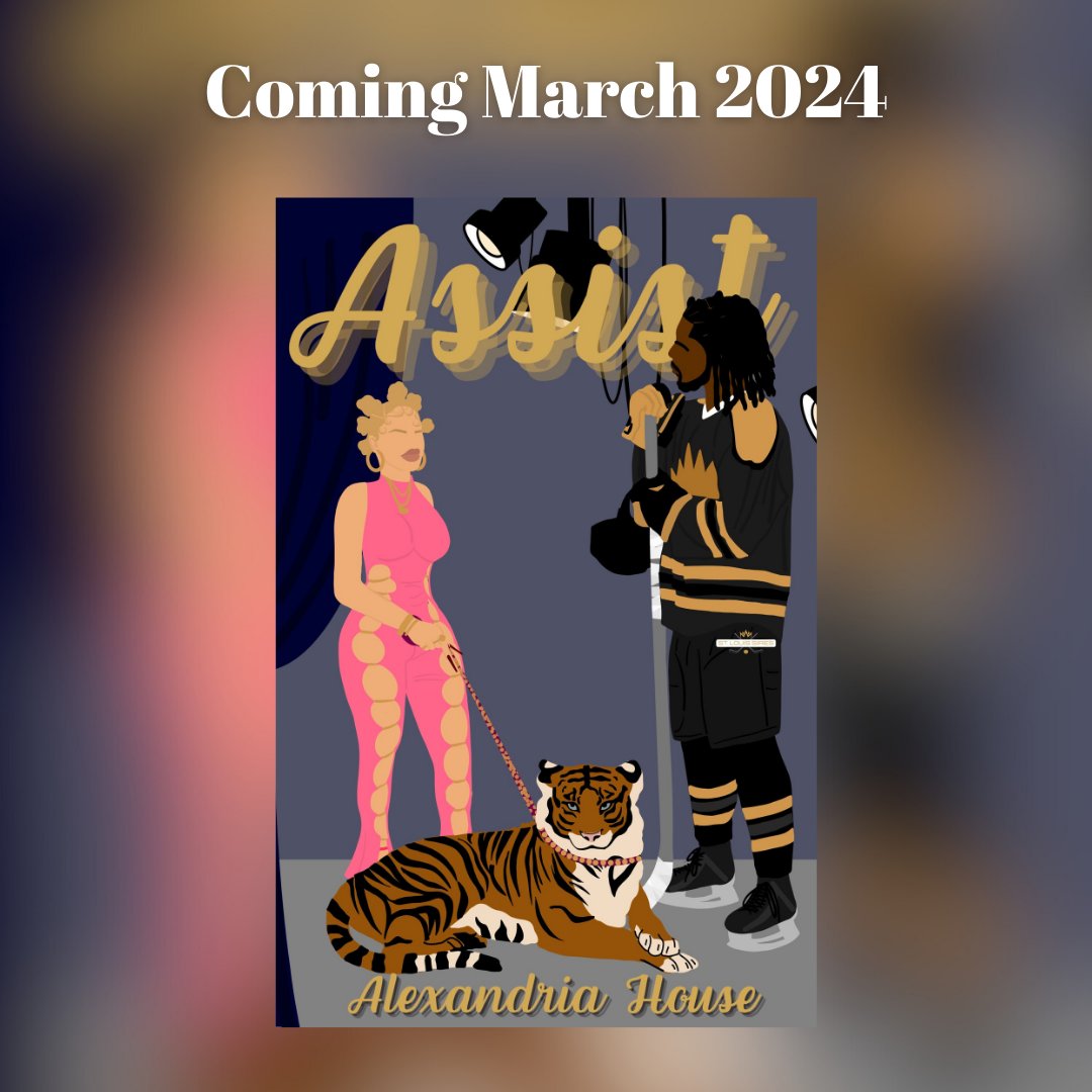 I can't wait to get my hands on @mzalexhouse's newest romance novel! The cover is gorgeous and I know the story will be just as amazing. Get ready for it to drop in late March! #romancebooks #blacklove #hockeyromance #coverreveal  #alexandriahousebooks #blackromance