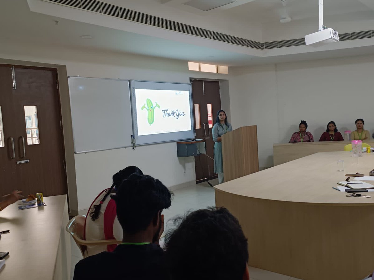 NBotlagunta's tweet photo. Successfully completed my PhD colloquium on “microbiome engineering through characterisation and functional evaluation for growth and tolerance to fusarium in cucumber (Cucumis sativus L.)”. I thank my guide Dr. Subramanian babu, and my husband @karunwilson  for their support. https://t.co/PPiF69ZBS8