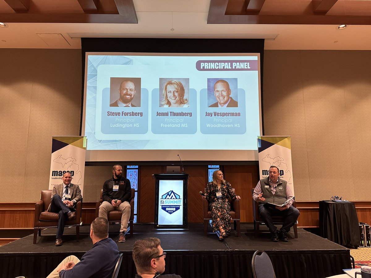 massp's tweet photo. As MASSP strives to meet one of our Association’s goals, to build principal ranks, we included a panel of former APs in their first year as Principal. #MASSPAP24 https://t.co/noH4uAiB9E