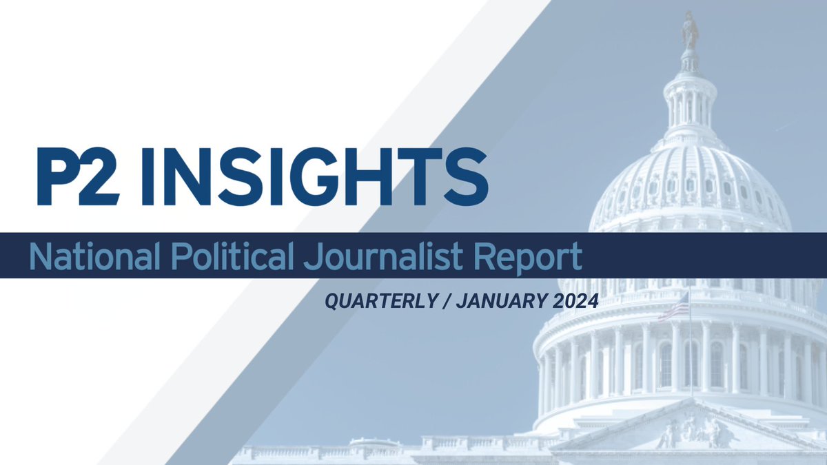 P2 Public Affairs spoke with some of the top political journalists in the country to find out where they get their news, their thoughts on 2024, and the worst habits in communications professionals. 

Here’s what we learned: p2publicaffairs.com/wp-content/upl…