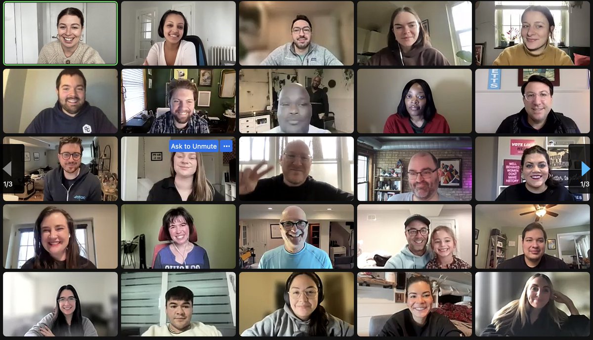 TrainDems's tweet photo. We wouldn't be able to #TrainDems without our brilliant trainers ✨

This weekend, our trainers gathered for our annual Train-the-Trainer summit to prepare for the year ahead!

We're so grateful for their ongoing commitment to helping Democrats win up and down the ballot 💥 https://t.co/yGaxrn6BrJ