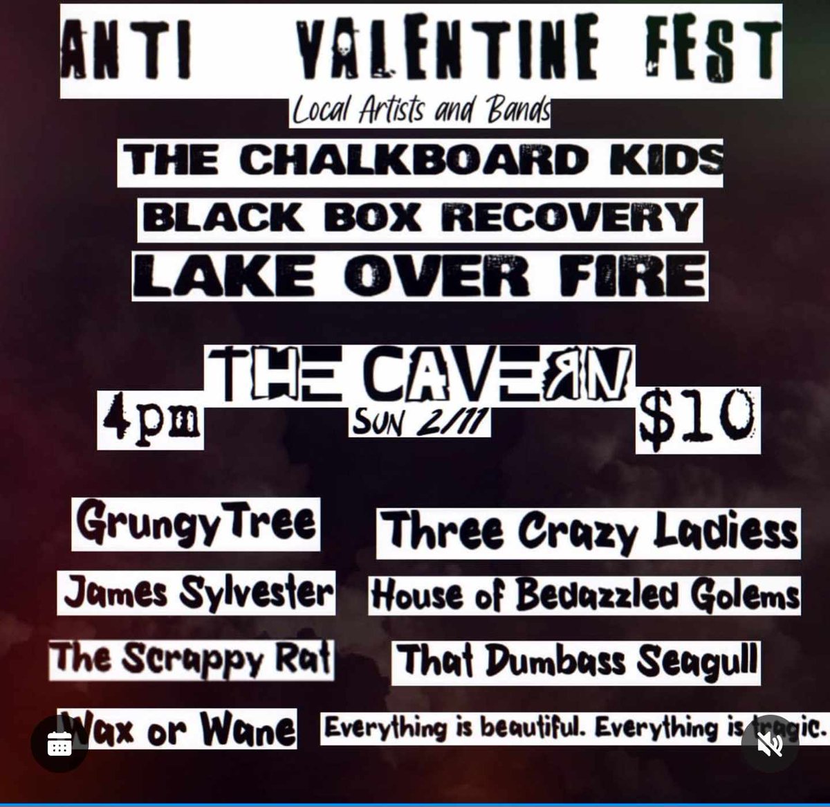 BlkBoxRecovery's tweet image. Dear Anti-Valentines,
Come hang out with us local musicians and artists 🤙
Gonna be a blast 🤘🏼🔥
With love, BBR❤