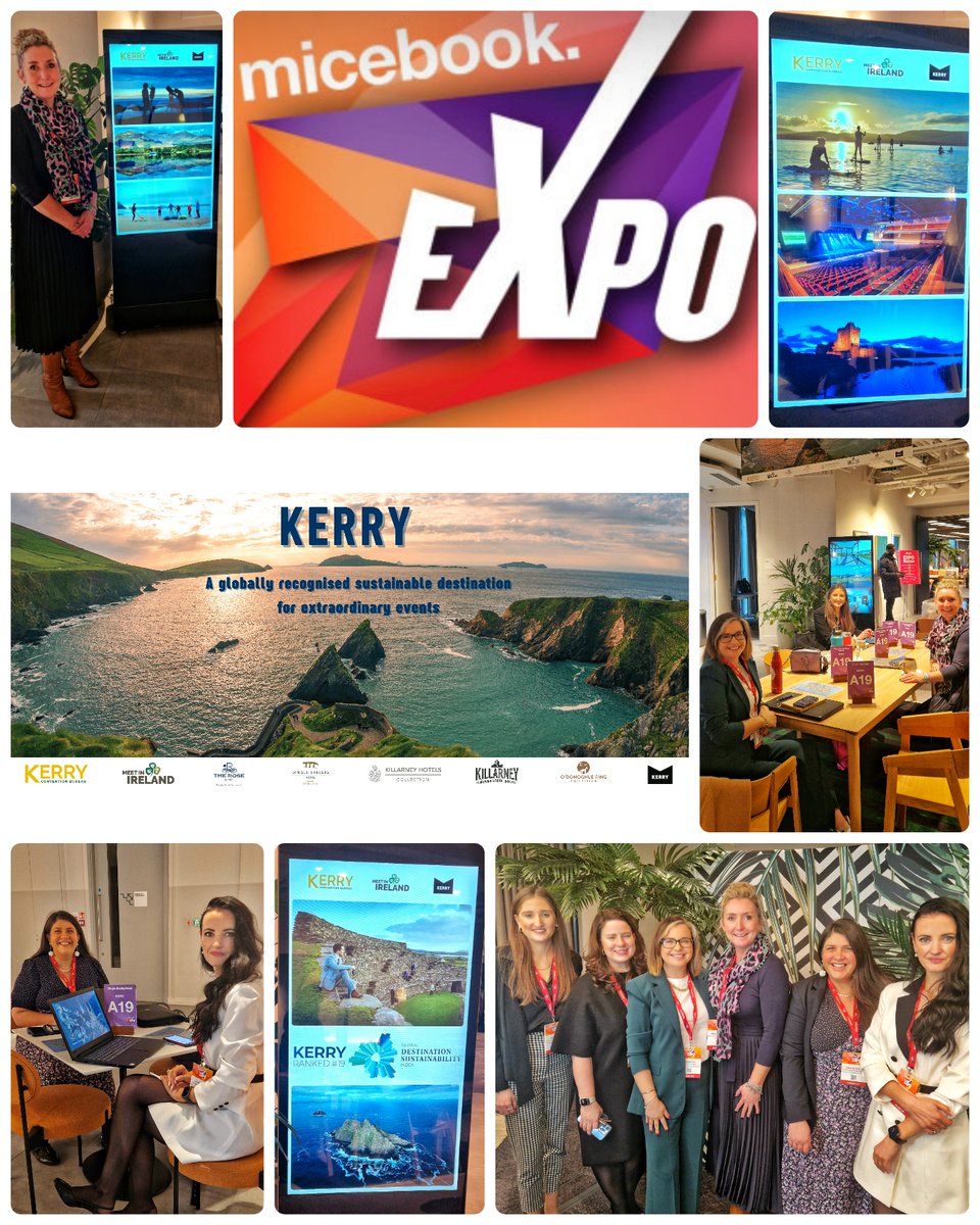 It's been #TeamKerry all the way on day 1 of @mice_book #mbexpo24!
With over 400 #eventprofs in attendance, it was a day filled with one-to-meetings, free flow networking & inspiring content.
Looking forward to flying #MakeItIreland & #MeetInKerry flag high again tomorrow ☘️