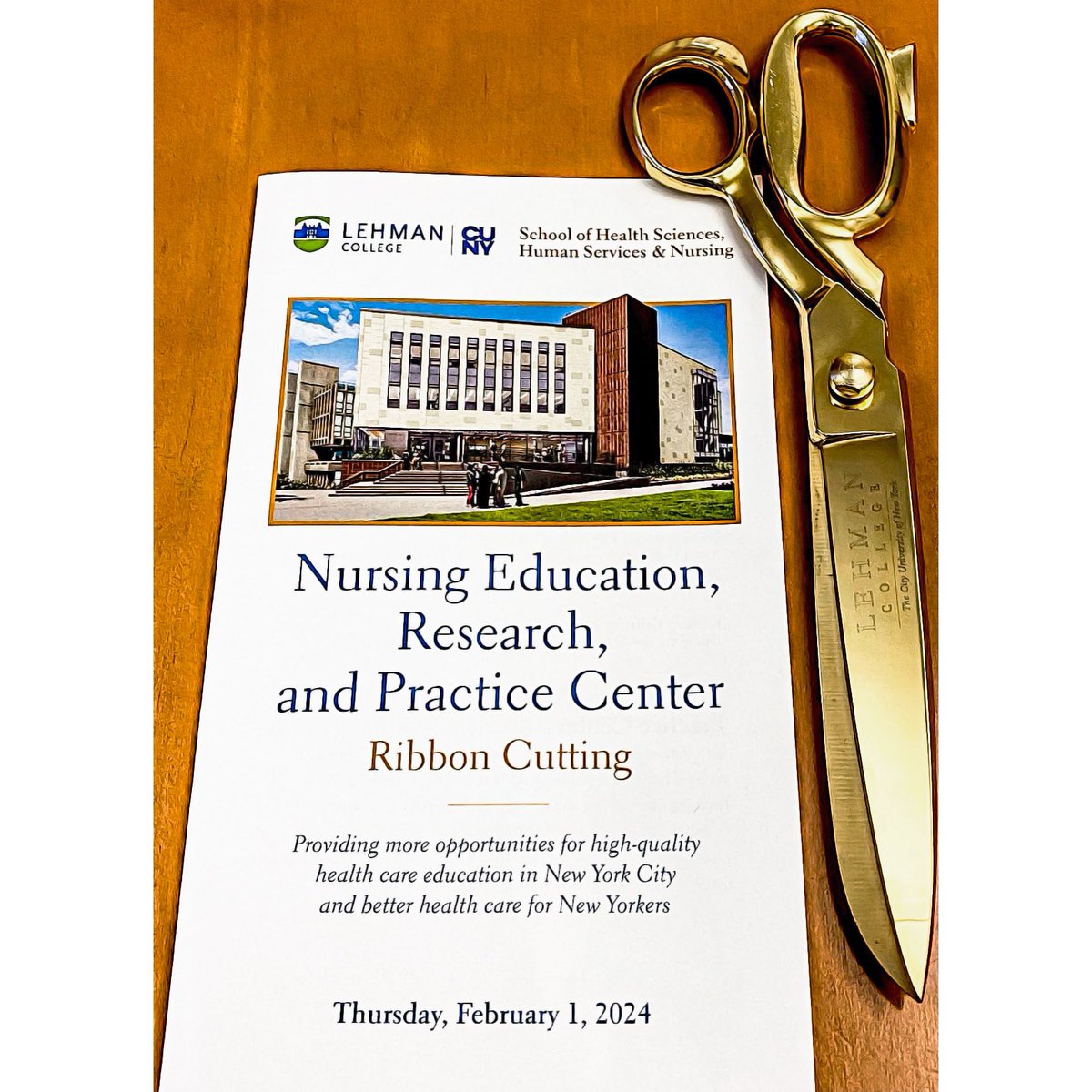 Join us for the grand opening of the Nursing Education, Research, and Practice Center on Thursday, February 1, 2024, from 1 p.m. to 3 p.m. #RibbonCutting