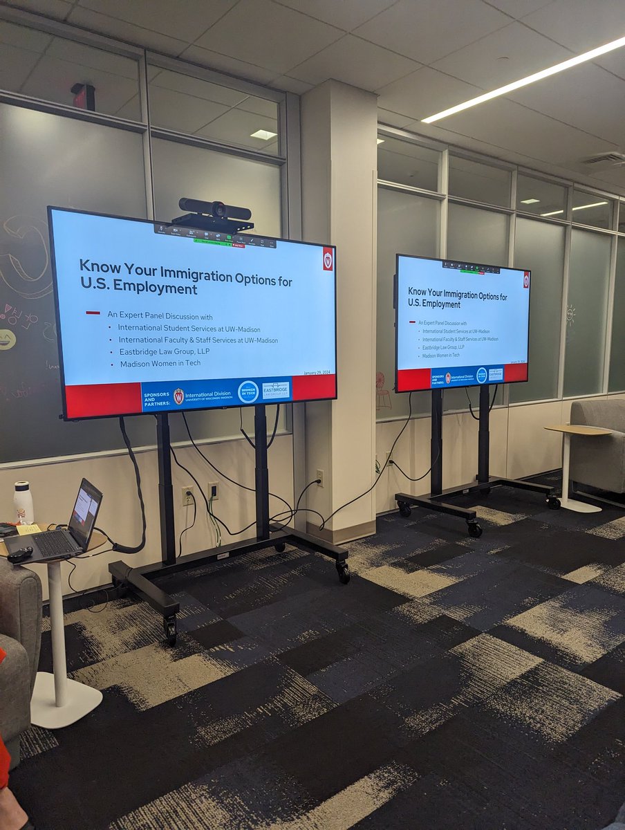 HYBRID Panel/Discussion: Know Your Immigration Options for US Employment 🌐📝🐄

Join from a PC, Mac, iPad, iPhone or Android device:
Please click this URL to join. uwmadison.zoom.us/w/95652117797?…
Passcode: 100185