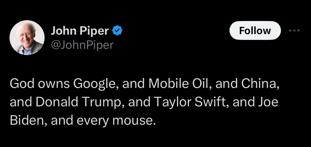 john piper is seriously one of the funniest people who isn’t trying to be funny