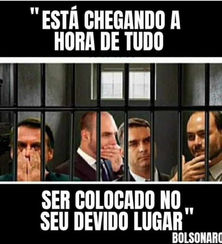 Prisão e inelegibilidade de todos, vai ser uma maravilha ver isso.