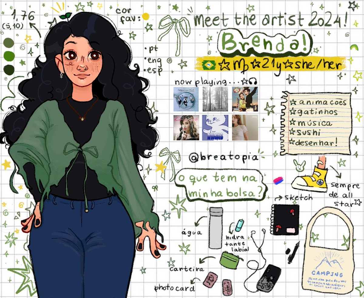 artsitgirl's tweet photo. ⋆｡° ✮ meet the artist 2024 ✮°｡⋆ https://t.co/oUiOyciDyZ