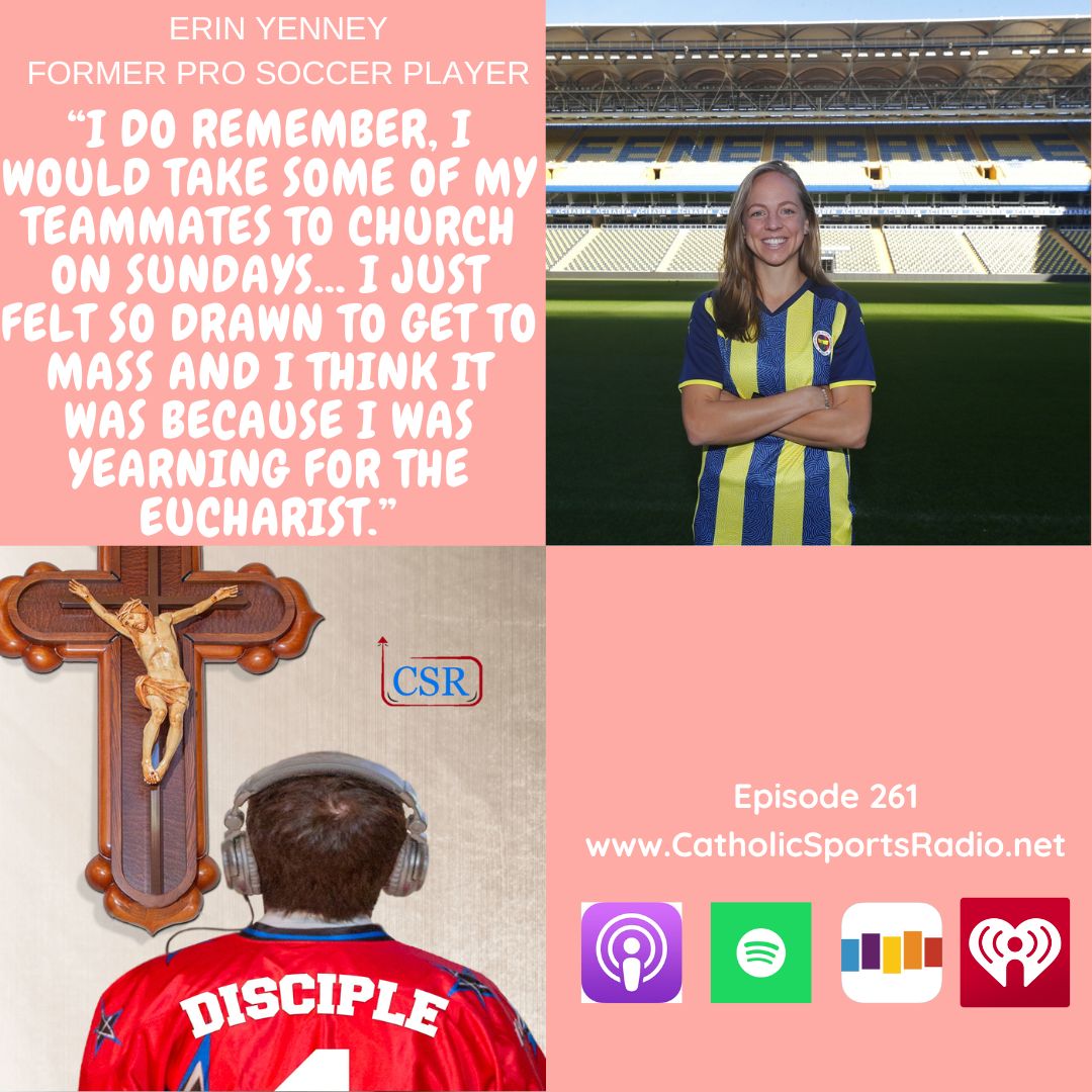CathSportsRadio's tweet photo. Throughout her pro #soccer career, @Eyenyeni played in Turkey, Finland, Colombia and Sweden, in addition to the U.S. She brought her #Catholic faith with her at every stop. It WAS challenged, though, as she discusses here, along with other elements of her faith / #sports journey. https://t.co/nQQbAwJqnT