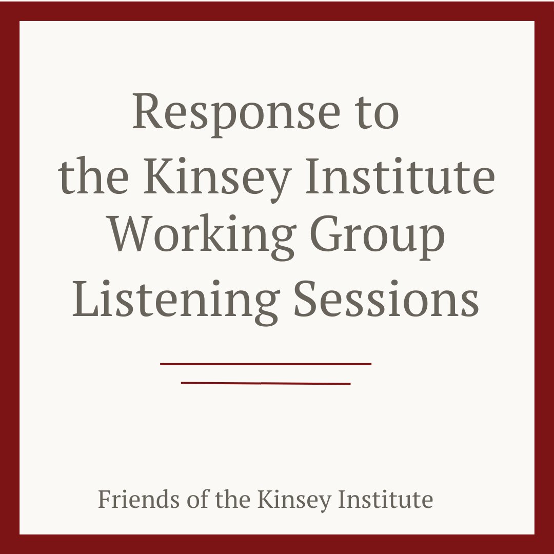 On January 17, 18, and 19, 2024, IU held listening sessions to collect feedback from members of the IU community concerned about the proposal to sever Kinsey from IU. Read our response document here: friendsofkinsey.carrd.co #StandwithKinsey