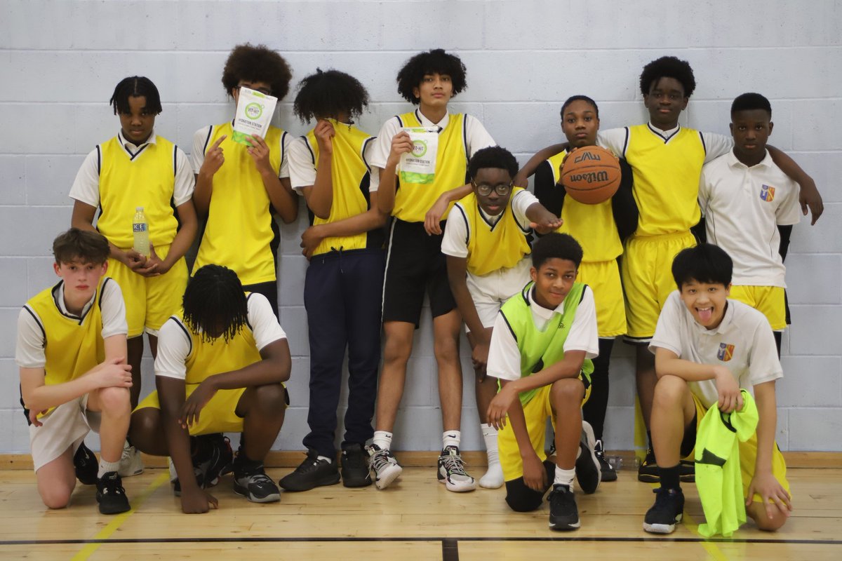 TenisonsPE's tweet image. An epic win for the Archbishop Tenison’s Year 9 Basketball Team! 112-79 🚀🔥x10 Absolutely an outstanding performance from the elite boys! Another step closer to the title...🏆

Thanks @vithitdrinks for powering our boys! 🥤🔋🏀💪🏾💯 
#ABT #Croydon #VitHitDrinks #UpgradeYourWater