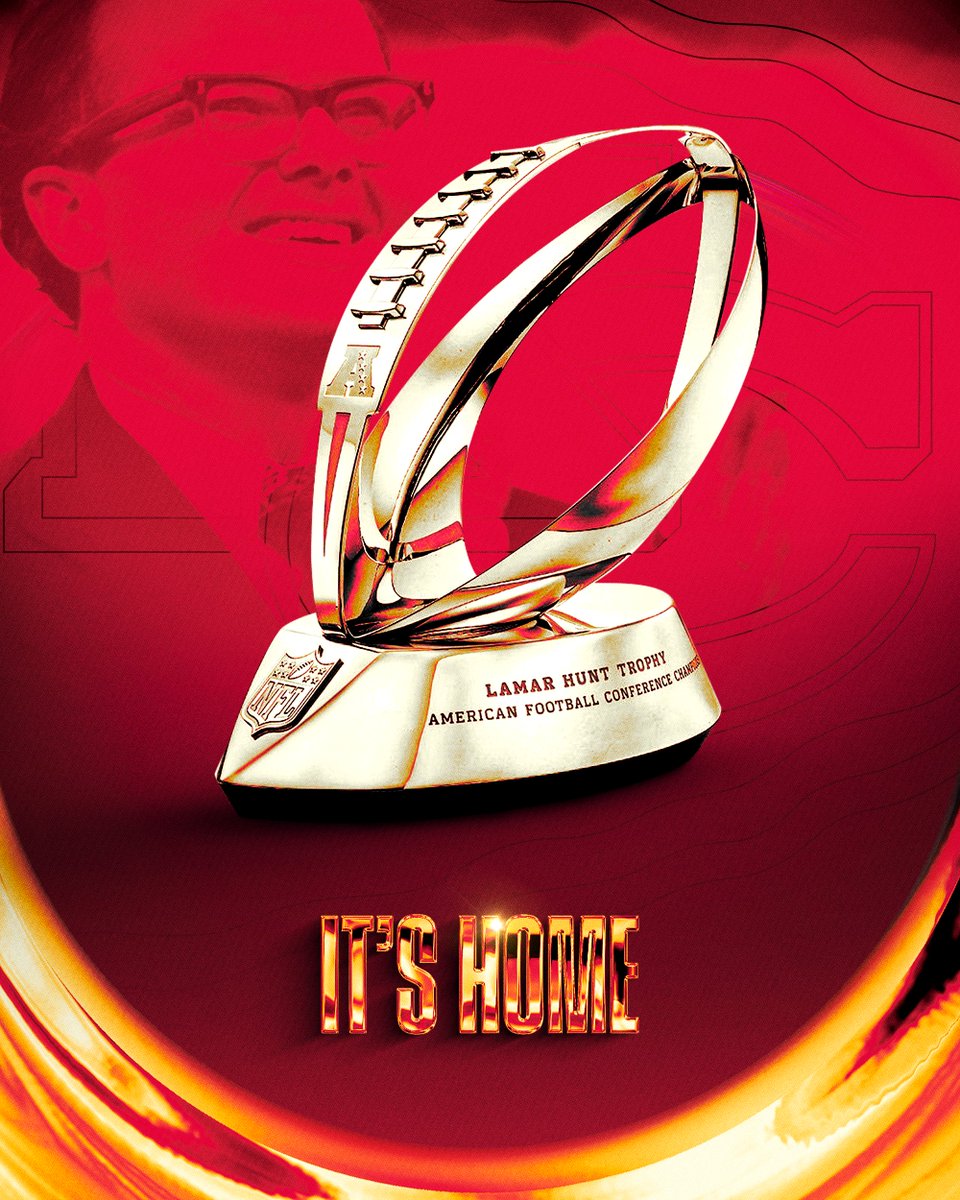 Chiefs's tweet image. Job's not finished, but we brought it home ❤️
