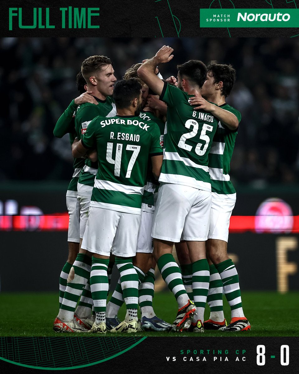 SportingCP_en's tweet image. ⏹️ WHAT A NIGHT! 🤩

⚽️ Viktor Gyökeres (2), Coates (2), Trincão (2), Pedro Gonçalves and Geny Catamo.
#SCPCPAC // 8-0
