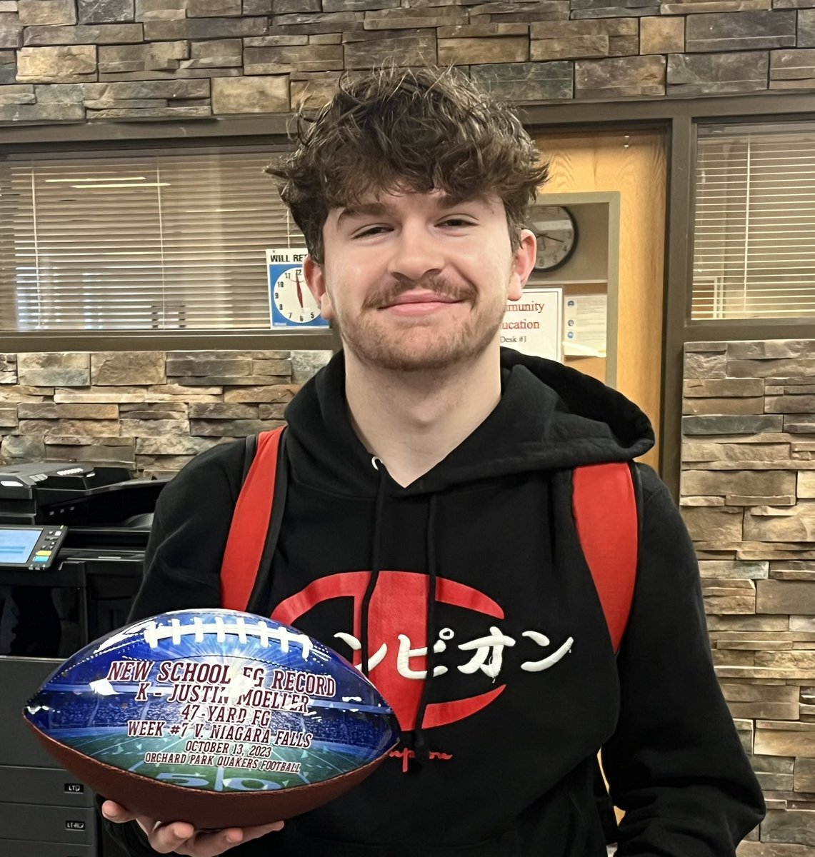 Great to see this ‘24 <a href="/JustinMoeller5/">Justin Moeller</a> with a 100+ cumulative average &amp; still looking for a home to kick at next year! His memory ball of school record 47-YD FG came in!  #HTPATF