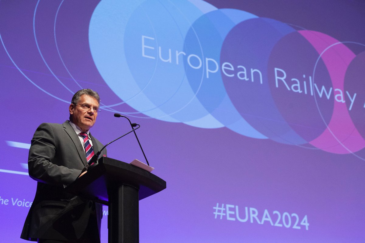Europe needs a strong railway system to maintain its competitiveness, while also staying on track to reach our climate and biodiversity targets. The success of the #EUGreenDeal in the transport sector is intertwined with the success and development of the #rail market. #EURA2024
