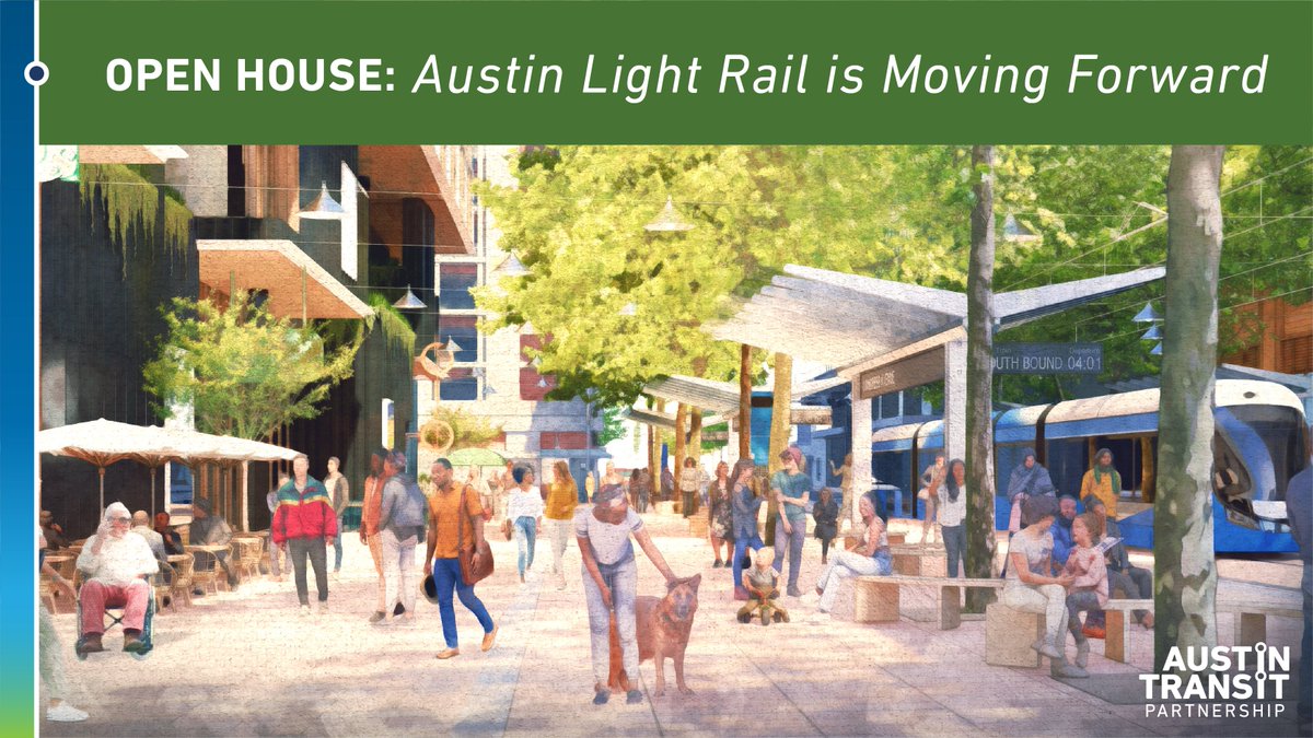 Austin Light Rail is moving forward. ATP is advancing comprehensive studies to support the federal process and secure federal funds. Share your input on station location and other design options. Register here: atptx.org/events/