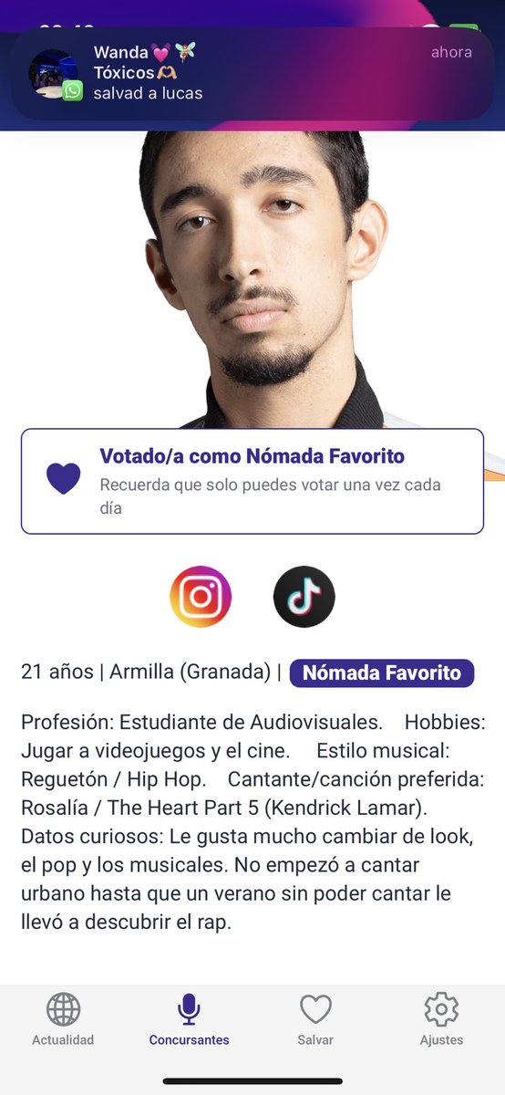 en el lado bueno de la historia supongo 😘😘#OTGala9
