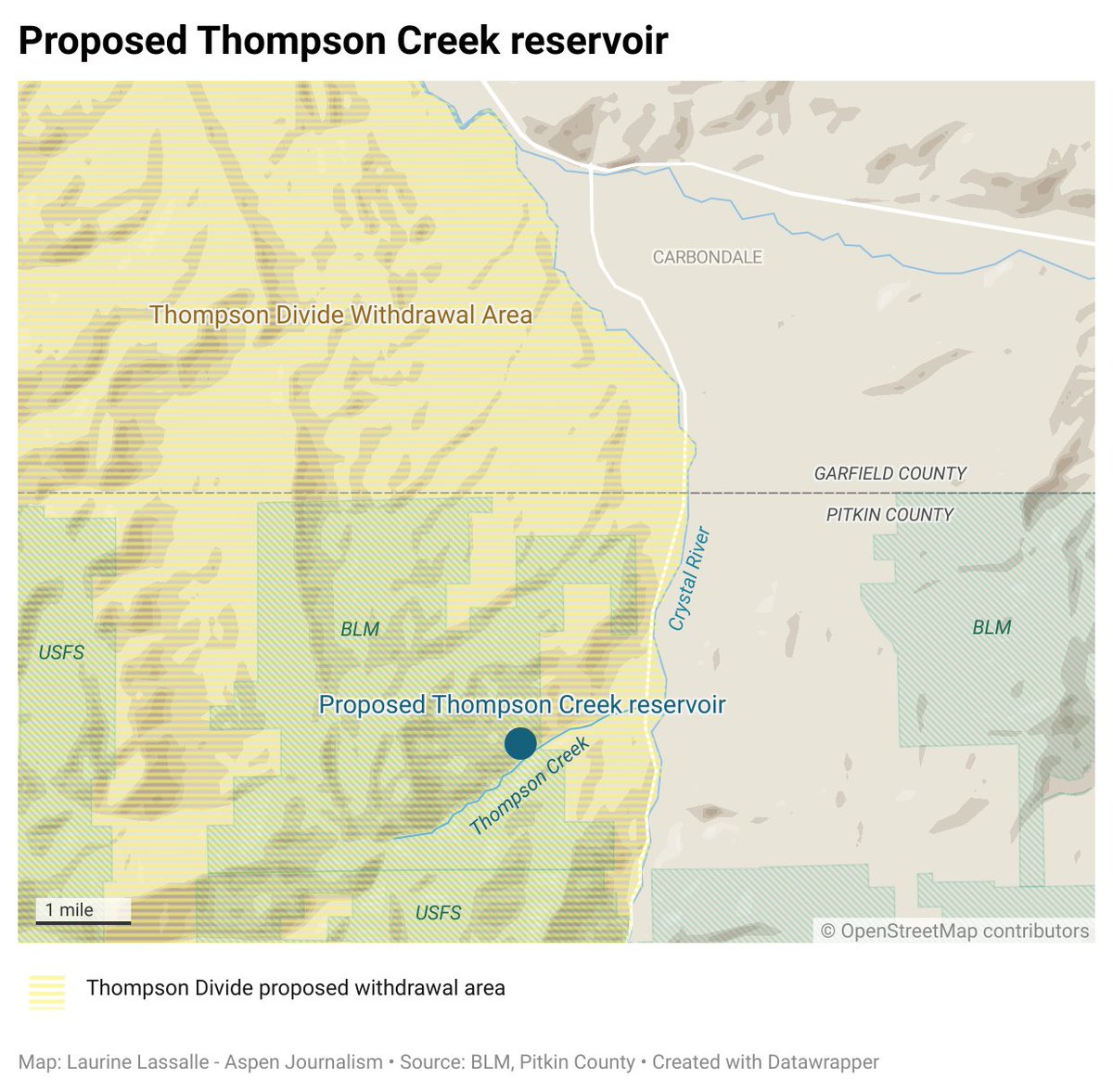 Company drops bid for Thompson Creek reservoir rights. Puckett Land Co. cites business purposes as reason for cancelling 58-year-old conditional water rights.

aspenjournalism.org/company-drops-…